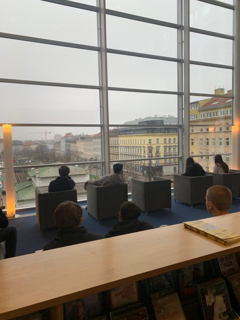 fms15 stadtbibliothek hauptbücherei wien fachmittelschule wissen ist macht